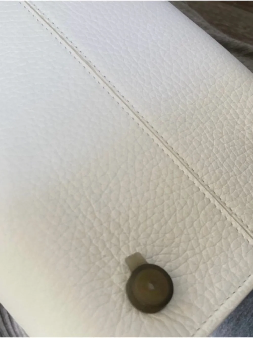 Dior White Leather Top-Handle Satchel with Silver Hardware
